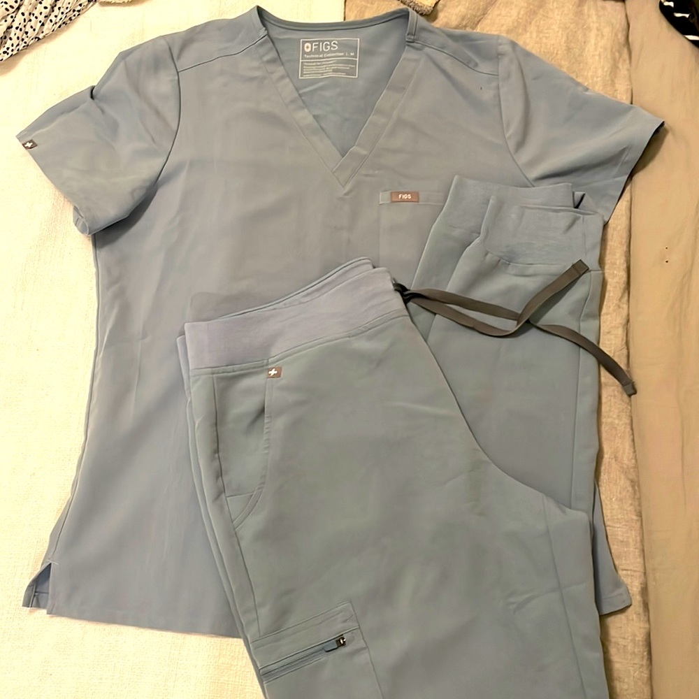Dusty blue Figs scrubs